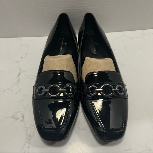 Bandolino Black Patent Leather Loafers 8.5 - Picture 11 of 12